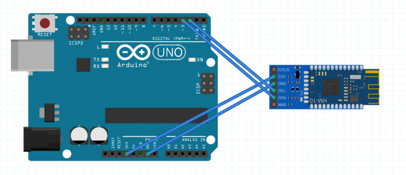 파일:아두이노와 블루투스 모듈 회로도.png