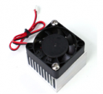 작은 팬 & 작은 방열판 여러 개