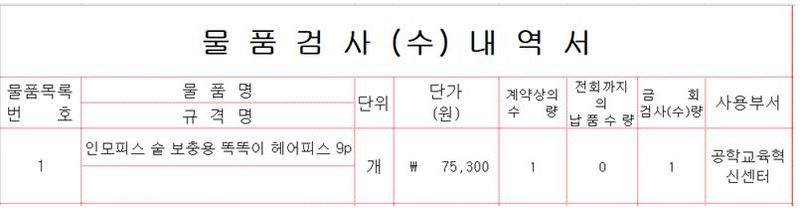 파일:물품검사(수) 내역서.JPG